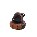 YA'ELASKO Home Collection "Balle &amp; Strap" Cuir Noir &amp; Camel