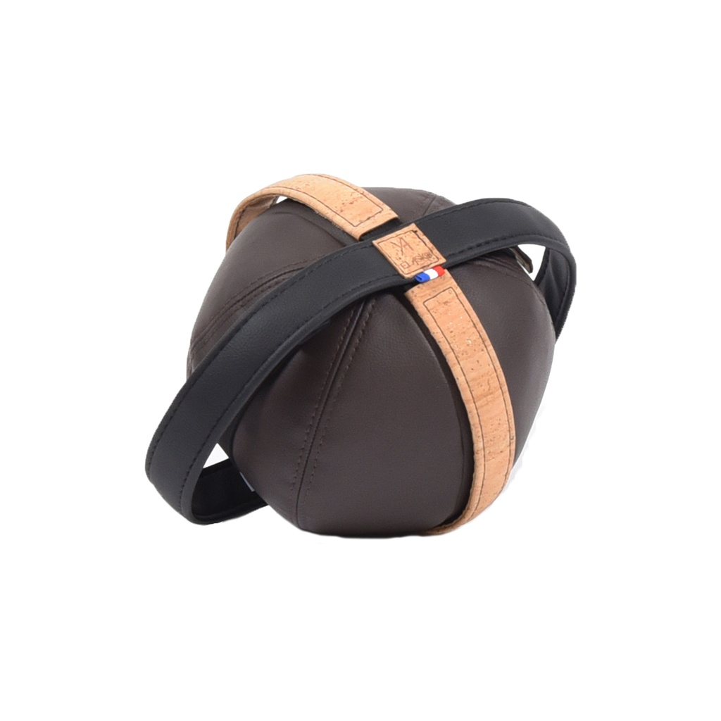 YA'ELASKO Club  Sport "Balle &amp; Strap" Marron
