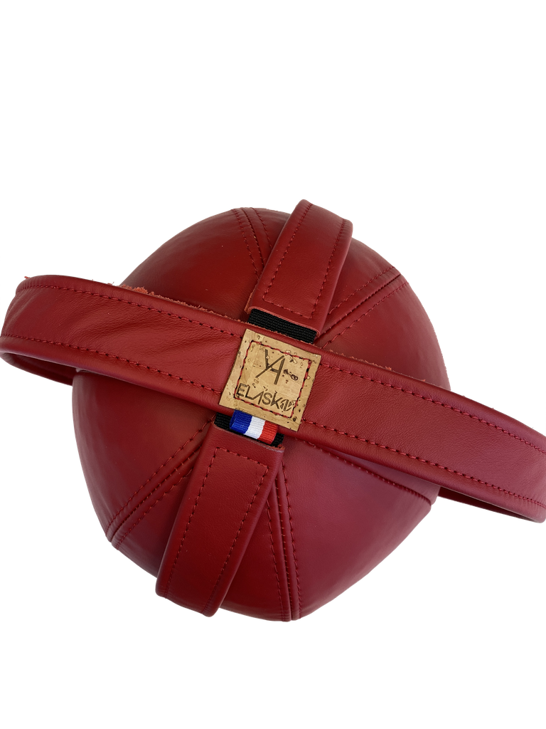 YA'ELASKO Home Collection "Balle &amp; Strap" Red Leather